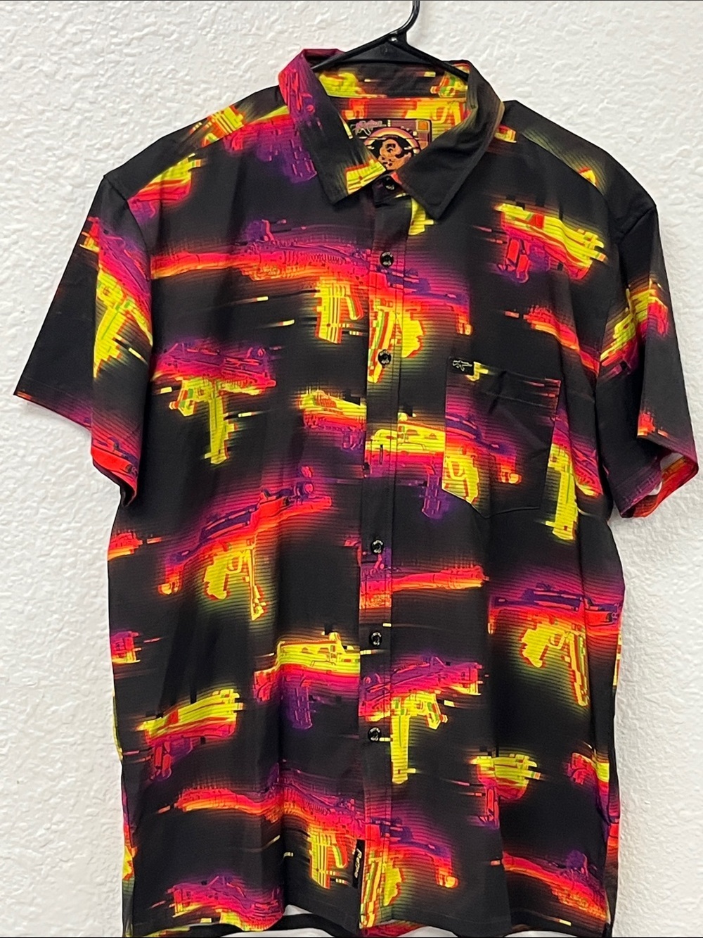 Retro Glitch Graphic Shirt